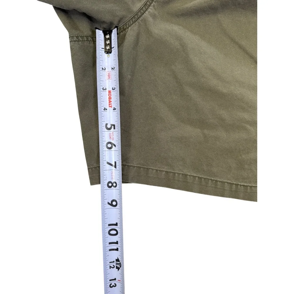 Columbia Mens Cargo‎ Shorts Size 42 Olive Green Cotton Canvas Utility Hiking